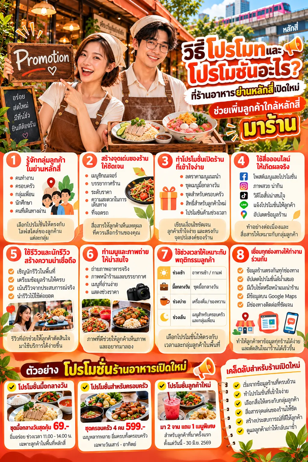 โปรโมทร้านอาหารเปิดใหม่ ใกล้หลักสี่ โปรโมชั่นร้านอาหารเปิดใหม่ หลักสี่.com