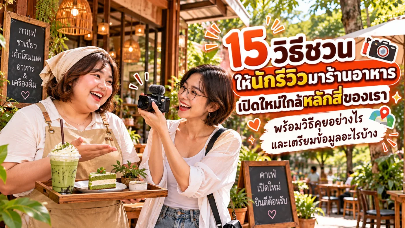 โปรโมทร้านอาหารเปิดใหม่ ใกล้หลักสี่ นักรีวิวร้านอาหารย่านหลักสี่ หลักสี่.com