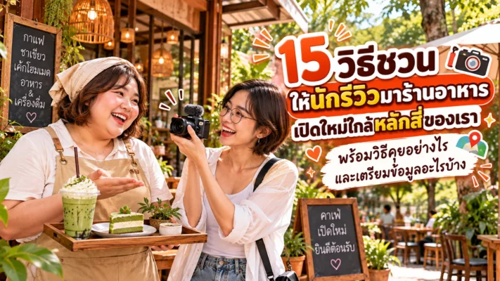 โปรโมทร้านอาหารเปิดใหม่ ใกล้หลักสี่ นักรีวิวร้านอาหารย่านหลักสี่ หลักสี่.com