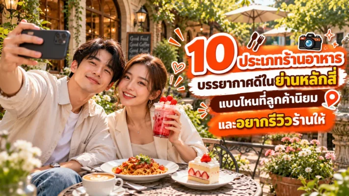 โปรโมทร้านอาหารเปิดใหม่ ใกล้หลักสี่ ร้านบรรยากาศดีแนะนำ ร้านอาหารอร่อย หลักสี่.com