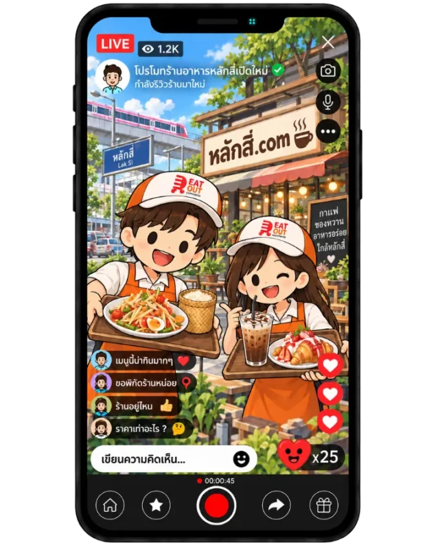 หลักสี่.com โปรโมทร้านอาหารเปิดใหม่ ใกล้หลักสี่ พร้อมรีวิวร้านอาหารอร่อย หลักสี่ จากนักรีวิวร้านอาหาร หลักสี่