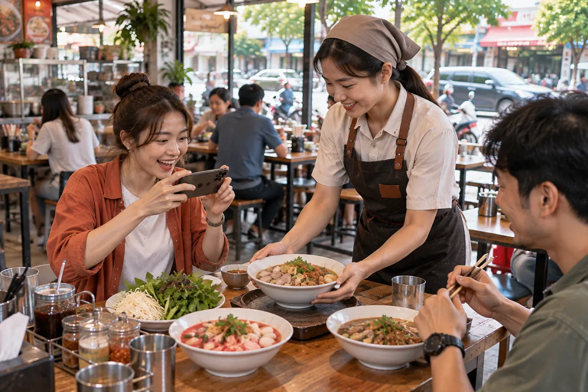 โปรโมทร้านก๋วยเตี๋ยวเปิดใหม่ ก๋วยเตี๋ยวต้มยำ เย็นตาโฟ และน้ำใส ใกล้ถนนเทพรักษ์ เทพรักษ์.com