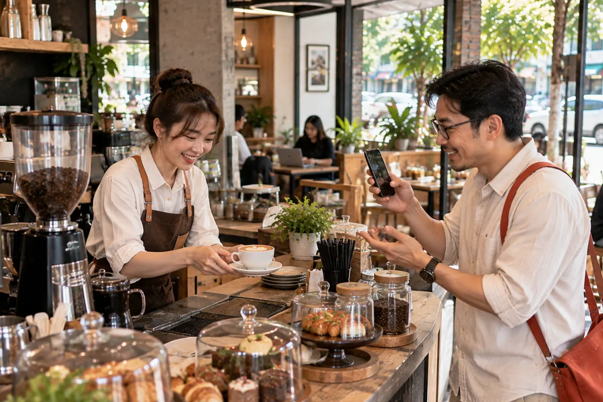 โปรโมทร้านกาแฟเปิดใหม่ อเมริกาโน่ ลาเต้ และกาแฟซิกเนเจอร์ ใกล้ถนนเทพรักษ์ เทพรักษ์.com
