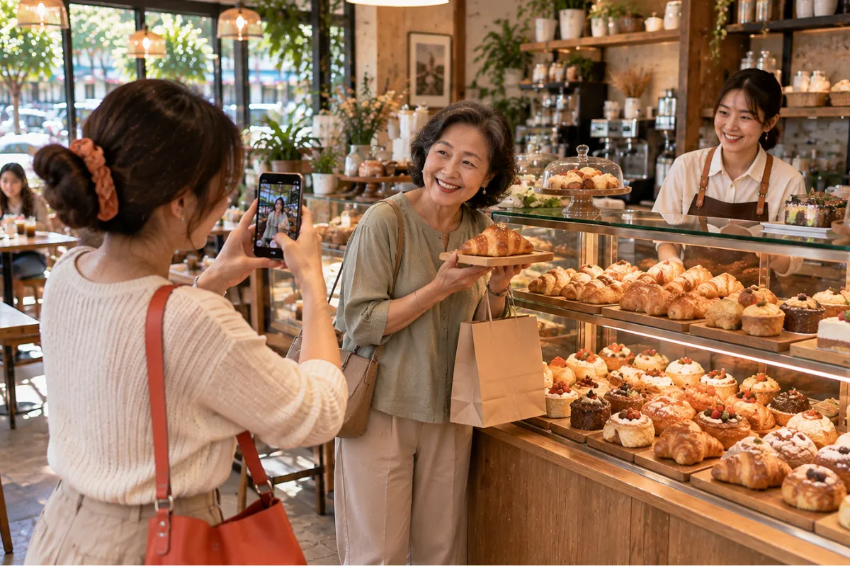 โปรโมทร้านเบเกอรี่เปิดใหม่ ครัวซองต์ เค้ก และขนมอบโฮมเมด ใกล้ถนนเทพรักษ์ เทพรักษ์.com