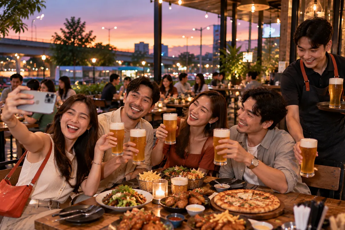 โปรโมทร้านเบียร์เปิดใหม่ เบียร์หลากหลาย อาหารทานเล่น และบรรยากาศสังสรรค์ ใกล้ถนนเทพรักษ์ เทพรักษ์.com